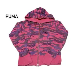 PUMA ギャル y2k 刺繍 迷彩 プーマ 00s ジップパーカー