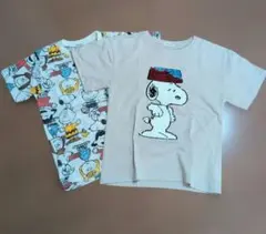 PEANUTSスヌーピー Tシャツ 2枚セット130cm〜140cm
