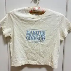 MARITHE FRANCOIS GIRBAUD ロゴTシャツ