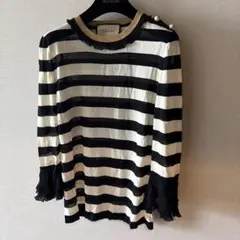 GUCC GG柄 シースルー トップス プルオーバー ブラウス カットソー XL GUCC GG柄 シースルー トップス プルオーバー ブラウス カットソー XL