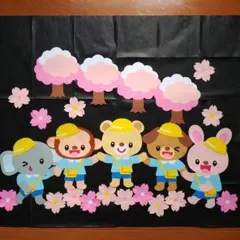 No.91 壁面飾り 桜 幼稚園 保育園 春 入園 卒園