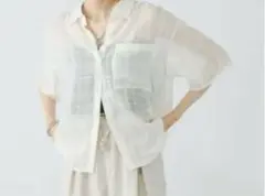 グローバルワーク　アソート柄シアーシャツ半袖