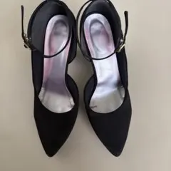 ESPERANZA エスペランサ　黒　パンプス　グリッターのサムネイル