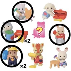 赤ちゃん工作だいすきシリーズ セット シルバニア