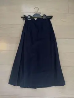 O'Neil of Dublin ウールミックスキルトスカート　GB4 ネイビー