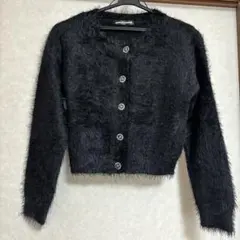 jurianojurrie ニットカーディガン ブラックのサムネイル