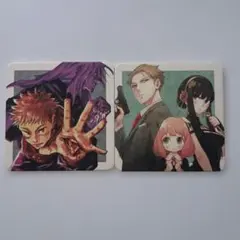 呪術廻戦 & SPY×FAMILY アートコースターセット