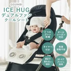 《美品》GGUMBI アイスハグ デュアルファン クールシート　グンビ　エアラブのサムネイル