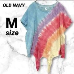 【OLD NAVY 】タイダイ柄 フロント結び スウェットカットソーＭサイズのサムネイル