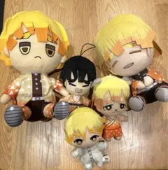 鬼滅の刃 我妻善逸 ぬいぐるみセット