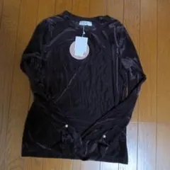 全新帶吊牌未使用品 しまむら tal.by.yumi 長袖上衣 棕色