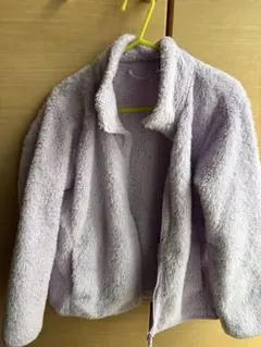 薄紫 フリースジャケット 120