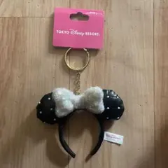 ディズニー パールカチューシャキーチェーン ミニー