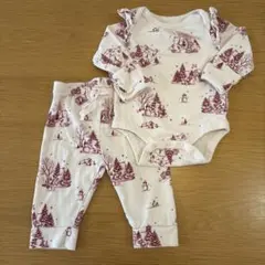 GAP オーガニックコットン100% ボディスーツとパンツセット