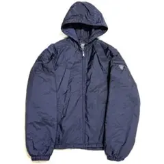 【前田ぬん様】PRADA ナイロンジャケット 三角ロゴ ネイビー Lサイズ