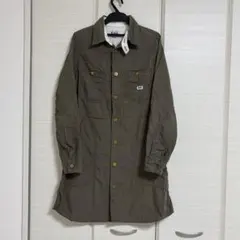 Lee × ROSSO コラボ　シャツワンピース　カーキ　長袖のサムネイル