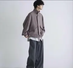 lidnm KERSEY FLIGHT JACKET BEIGE Mのサムネイル