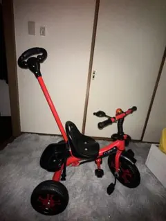 グロッバー エクスプローラートライク 4in1ベビーカー 三輪車 レッド