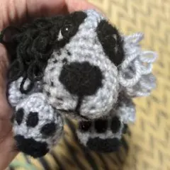 あみぐるみ アメリカンコッカースパニエル キーホルダー ハンドメイド