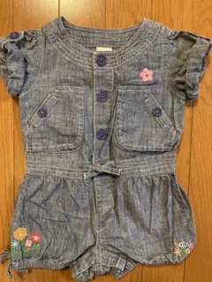 ★babyGAP★ベビーギャップ★デニムロンパース80サイズ