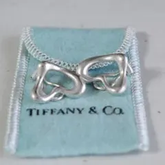 国内正規品Tiffany Open Heartイヤリングシルバー緩みがないのサムネイル
