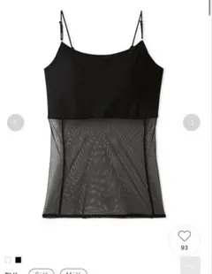 完売品　LILY BROWN キャミソール ブラックMのサムネイル