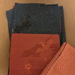 大島紬　帯　ショール3点セット