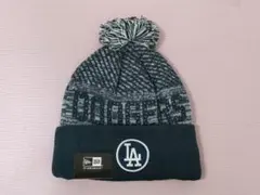 =タイプＤ=【MLB★KNIT】ロサンゼルスドジャース！ニット帽／ポンポン付★