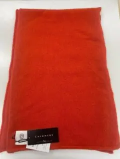 カシミヤ100% ストール マフラー オレンジ