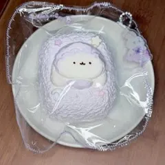MOKK 우사기 角型ケーキ スクイーズ クリーム風