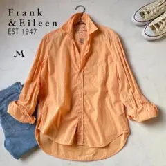 Frank & Eileen コットンシャツ オレンジ アイリーン M相当