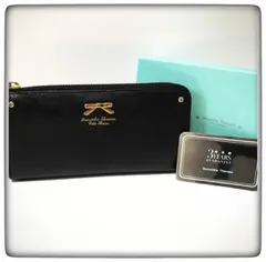 Samantha Thavasa 長財布 ブラックレザー 保証書・箱付き