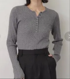 SENSE URBAN RESEARCH ヘンリーネックミニケーブルセーター