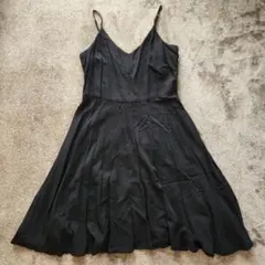 【GAP】ブラックキャミワンピース フレアスカート XSサイズ