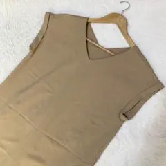 LAVEANGE ラビアンジェ　ノースリーブ　ワンピース　フレンチ　F