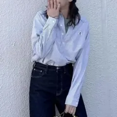 GEVACO OXラウンドカラー長袖シャツ