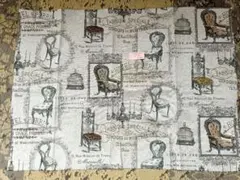 ジャガード 綿 黒