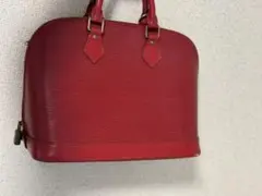 Louis Vuitton エピレザー ハンドバッグ レッド