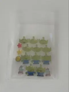 ボンボンドロップシール　リトルグリーンメン　ばら売り