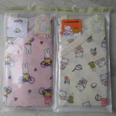 ユニクロ　ボディスーツ　半袖　60サイズ　2着セット