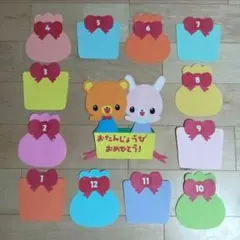 お誕生日　壁面飾り