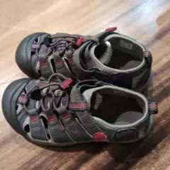 Keen キッズサンダル グレー/レッド　21センチ
