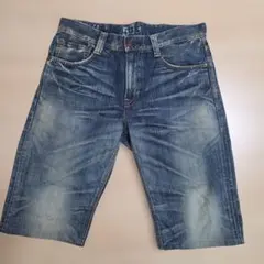 EDWIN BLUE TRIP 503 ハーフパンツ 34×33
