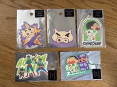 クレヨンしんちゃん ・キャラクタービニールステッカー ・5種セット