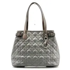 Diorディオール パナレア トートバッグ 肩掛け ロゴチャーム ブルー A4 