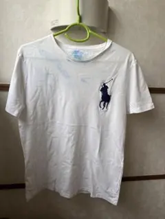 Polo RalphLaurenロゴ刺繍 ホワイト Tシャツ