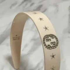 GUCCI グッチ クリスタル インターロッキングG ヘアバンド カチューシャのサムネイル