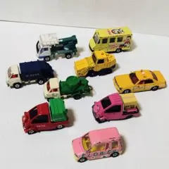 TOMIKA トミカ　働く車　9台セット　傷あり　難あり　まとめ売り　ミニカー
