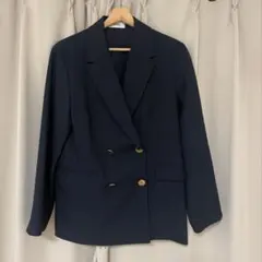 スナイデル　ダブルブレストジャケット　ネイビー