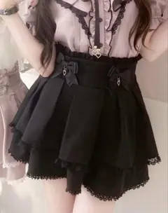 MARS ‪‪❤︎‬ 【もえにゃちゃんコラボ】二段フリルリボンスカパン